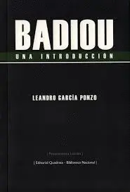 Badiou. Una Introducción