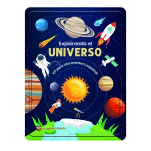 Explorando el Universo (Lata+Stickers Brillan Oscuridad)