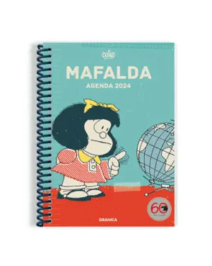 Agenda 2024 Mafalda Anillada Columnas Turquesa