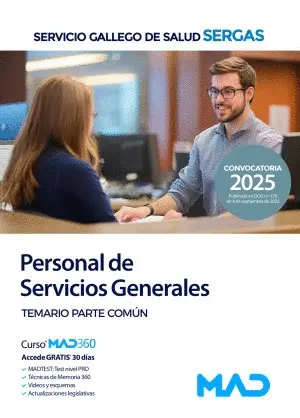 PERSONAL DE SERVICIOS GENERALES TEMARIO COMUN SERGAS 2025
