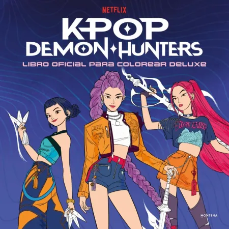 Kpop Demon Hunters - Libro Oficial para Colorear Deluxe