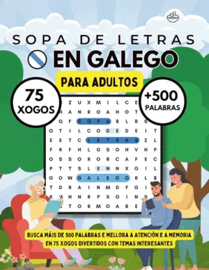 Sopa de Letras en Galego para Adultos