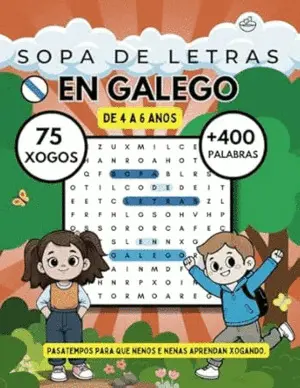 Sopa de Letras en Galego de 4 a 6 Anos